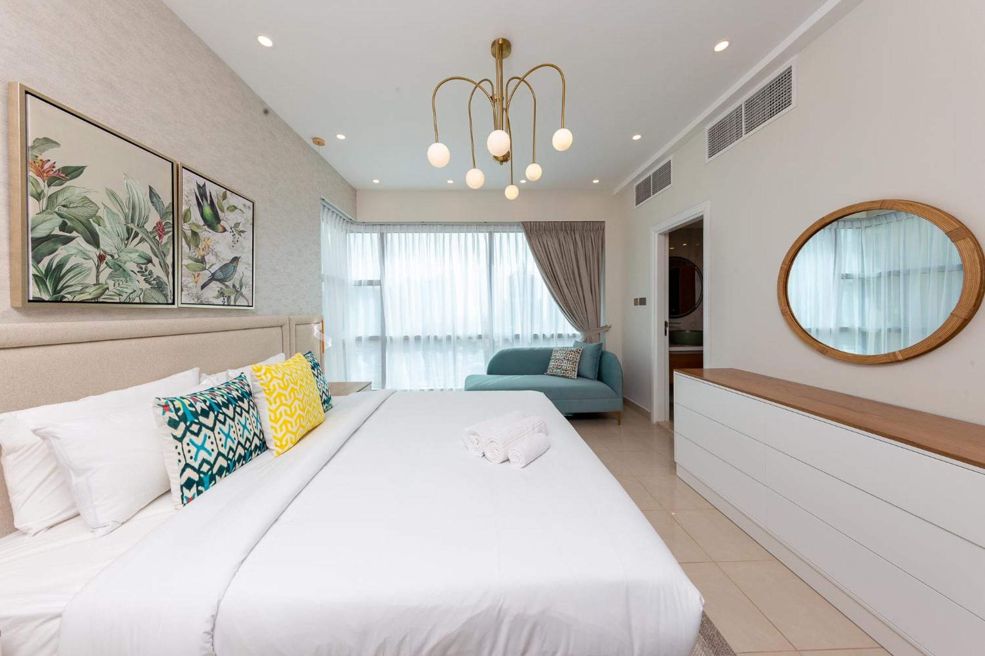 Charming Brand New 2Br Close To The Beach Dubaj Kültér fotó